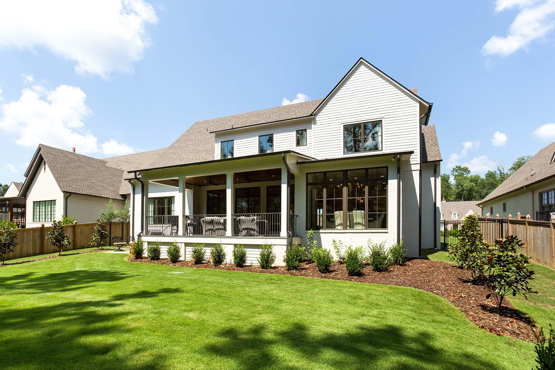 Family home with new energy efficient windows